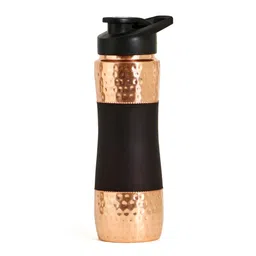 AVINO Copper-Toned & Black Copper Water Bottle 500ml-image-44