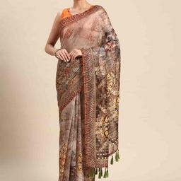 DIVASTRI Fusion Chanderi Saree-image-33
