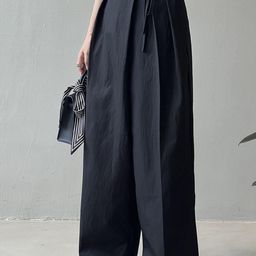 miss mosa by akanksha Alamode By Akanksha Women Black Delia Luxe Formal Pants-picture-17