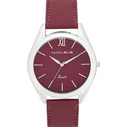 Nucleus Unisex Maroon Analogue Watch NMKSMM-picture-2