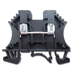RS PRO DIN Rail Terminal Block Black 2.5 mm² Single-Level Screw Termination, 8787496-picture-3