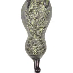 IndianShelf Grey & Green Textured Brass Wall Hook-image-76