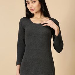 Lux Cozi Ribbed Round Neck Thermal Top-picture-9