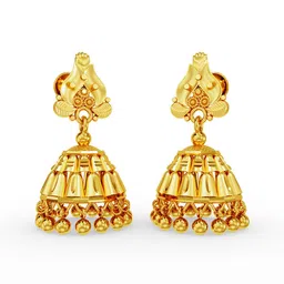 Joyalukkas 22 KT Yellow Gold Earring-picture-40