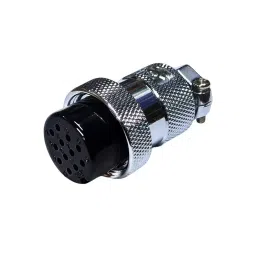 SETMI INDIA GX25 Aviation Connector 25 mm 12-Pin Circular IP67 Waterproof with Soldered Wire & Threaded Lock-76