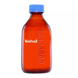 Biohall 20000 ml Capacity Amber Color Reagent Bottle With PE Screw Cap, BLS.1106.10-0