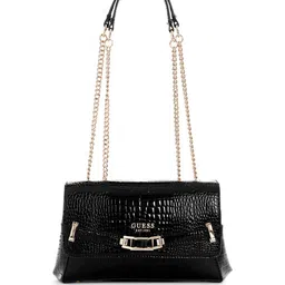 GUESS Women Textured Structured Shoulder Bag-47