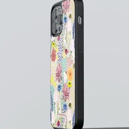 macmerise Floral Printed iPhone 13 Pro Back Case Mobile Accessories-18