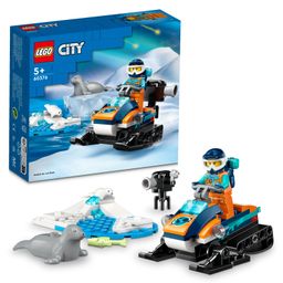 LEGO City Arctic Explorer Snowmobile Building Toy Set 70 Pieces - 60376-19