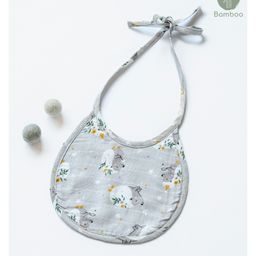 Cocoon Care Unisex Bamboo Terry Muslin Bib Double sided - Grey-image-55