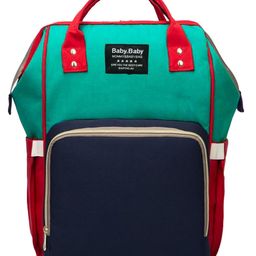House of Quirk Baby Diaper Bag Maternity Backpack-Green-image-77