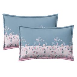 RRC Super Soft Brushed Microfiber Cotton Standard Size Pillow Cover - Pink-picture-1