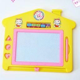 House Shaped Doodle Board - Yellow-15