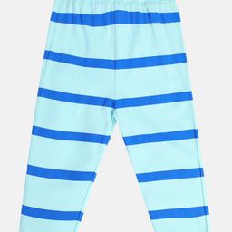 MINI KLUB Cotton Striped Pajama - Blue & White-picture-2