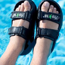 Hopits Brand Name Designed With Changeable Straps Water Proof Sandals - Black-image-99