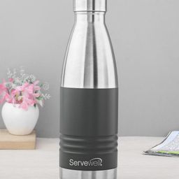 Servewell Indus Pro Vacuum Stainless Steel Bottle Grey - 500 ml-image-37