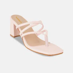 Rubeezz Women Striped Party Block Sandals-picture-23