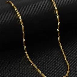 The Roadster Lifestyle Co. Men Gold-Plated Bar Link Chain-image-63