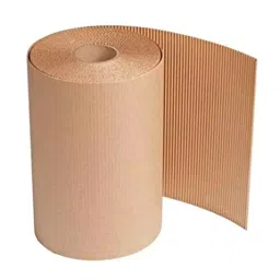 Veeshna Polypack 30 Meter x 28 inch Brown Corrugated Paper Roll image 2