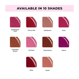 BLUR INDIA Dude Don't Touch My Lip Gloss -5ml-Soft Brown image 5