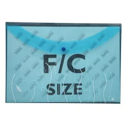 Solo My Clear Bag F/C Button Closure Plastic, MC112PL-38