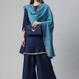 SWI Stylish Paisley Woven Design Shawl-23
