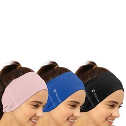 FREECULTR Unisex Pack Of 3 Printed Anti Microbial Multipurpose Bandana Headband-image-73