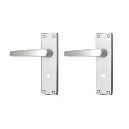 Screw Tight Aluminum Satin Finish Lever Handle A110104SAA-7