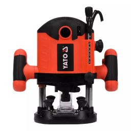 Yato 2100 W 8000 to 23500 RPM 50 Hz Frequency Wood Router Black and Red, YT-82380-11