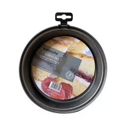 Sabichi 106544 Round Cake Tin Non Stick Coating with Scratch Resistant Surface, Black-picture-0