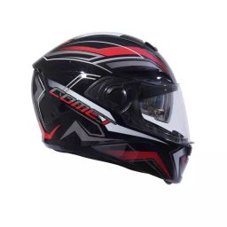 Hiker By Varroc COMET PRO MAX Helmet Gloss Black & Red Large 600 mm Full Face, HD1 (Pack of 4)-image-90