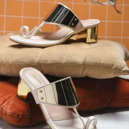 Anouk Solid Mid-Top Party Block Sandals-picture-47