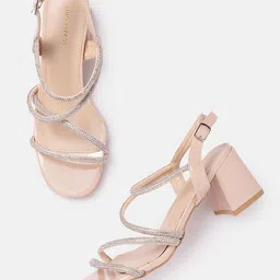 Lino Perros Embellished Party Block Heels-51