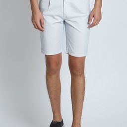 LA LOFT Men Off-White Self Design Regular Fit Regular Shorts-image-49