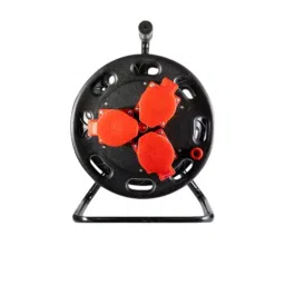 Sibass Electric Cable Drum with CE Mark 32 A 4/5 Pin 3 Socket 1 Plug and 1 ELCB, SE - CD - 2-19