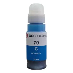 GC Original 70 ml Cyan Ink Bottle for Canon GM2070, G5070 & G6070, GC-70-27