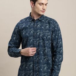 Turtle Men Relaxed Slim Fit Floral Printed Casual Shirt-picture-22