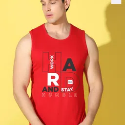 WOOSTRO Pack Of 2 Printed Super Combed Cotton Gym Vests VWS26(HARD RED)(HARD WHITE)-picture-20