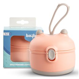 Baybee Milk Powder Container With Scoop Scrapers Seal & Handle - Pink-19