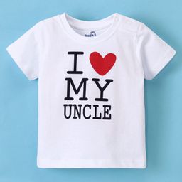 Doodle Poodle 100% Cotton Half Sleeve T-Shirt Text Print - White-picture-20