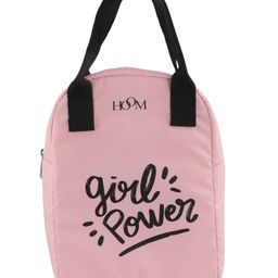 HOOM Lunch Bag with quote Thermal insulated 1515C- Pink-image-12