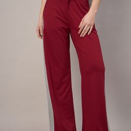 FEMEA Women Side Piping Detail Wide Leg Track Pants-image-74
