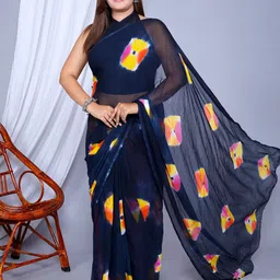VL SAREES Pure Chiffon Bandhani Saree-picture-20