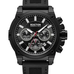 REACTION KENNETH COLE Men Dial & Leather Straps Analogue Watch KRWGO0070001-48