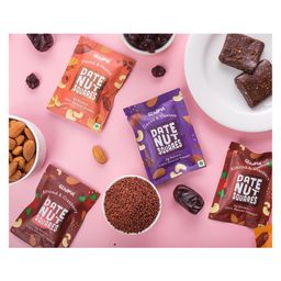 Gladful Try Them All Assorted Date Nut Square - Pack of 8 Pouch image 3