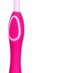 Toothbrush for milk teeth. Suitable for children aged 3 to 6 years with a cute little animal.. Pink Ultra Soft Toothbrush-10