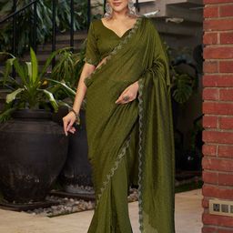 Sitanjali Embellished Beads and Stones Silk Blend Ready to Wear Saree-image-34