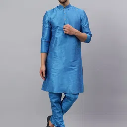 Latest Chikan Garments Mandarin Collar Kurta With Churidar-picture-23