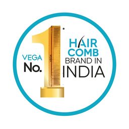 VEGA Tortoise Shell Pattern Wide & Coarse Tooth Shampoo Hair Comb HMC-48D image 4