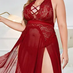 XPIOX Net Baby Doll with High-Low image 3